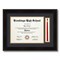 ArtToFrames 11x14 inch Diploma Frame with Tassel Opening - Framed with Black and Gold Mats, Comes with Regular Acrylic and Sawtooth Hanger for Wall Hanging (DT-11x14)